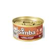 کنسرو غذای گربه بالغ مونژه مدل Simba Mousse Chicken and Turkey با طعم مرغ و بوقلمون وزن 85 گرم
