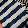 پارچه آشپزخانه عرض 1.6 متر مدل فیلور زیگزاگ رنگ سرمه‌ای