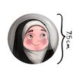 آینه جیبی خندالو مدل دخترانه باحجاب کد 26011