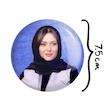 آینه جیبی خندالو مدل پریناز ایزدیار  کد 10499