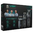 ماشین اصلاح موی سر و صورت شارژی وی جی ار مدل V-675 S3 مجموعه ۳ عددی