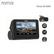دوربین فیلم برداری خودرو سوِنتی مِی مدل 70maI Dash Cam 4K + Rear Cam Set(RC06) A800S