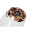 سشوار حرفه‌ای 2200 وات وی جی ار مدل V-414، موتور AC، وزن 802 گرم، المنت سرامیک تورمالین، دارای سری متمرکز‌کننده باریک، متمرکز‌کننده پهن با ویژگی صاف‌کنندگی، حجم‌دهندگی، با قابلیت تنظیم دما، فناوری تولید یون