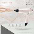 سشوار حرفه‌ای 2400 وات رمینگتون مدل AC9140، موتور AC، وزن 229 گرم، دارای سری متمرکز‌کننده باریک، دیسپانسر با ویژگی صاف‌کنندگی، با قابلیت باد سرد، فناوری تولید یون