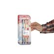 مسواک کانفیدنت مدل san924 با برس نرم بسته 3 عددی