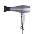 سشوار حرفه‌ای 2200 وات رومئو مدل RM-5858، موتور AC، وزن 450 گرم، المنت فلز، دارای سری متمرکز‌کننده باریک با ویژگی صاف‌کنندگی، حجم‌دهندگی، با قابلیت تنظیم دما، باد سرد