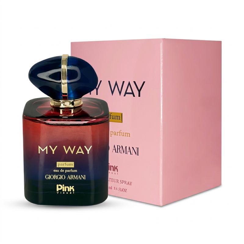 ادوپرفیوم زنانه پینک ویژوآل مدل My Way با رایحه معتدل حجم 100 میلی‌لیتر