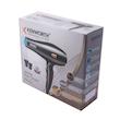 سشوار حرفه‌ای کنورث مدل KW-9040 با موتور AC قدرتمند 9000 وات، تنظیمات دما سه حالته، دو سرعت، فناوری یونیزاسیون، باد سرد برای تثبیت حالت، طراحی کم‌صدا، همراه با متمرکزکننده باریک و پهن