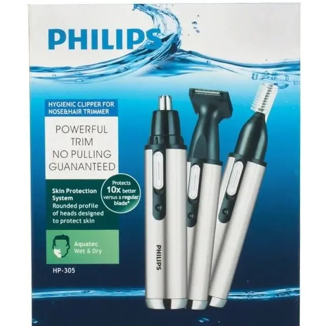 موزن سه کاره گوش،بینی و ابرو فیلیپس مدل HP-305