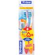 مسواک تریزا مدل pro clean extra با برس متوسط بسته 2 عددی