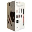 سشوار برس‌دار حالت‌دهنده 1300 وات دایسون مدل Airwrap id HS08، موتور AC، وزن 650 گرم، دارای سری شانه‌دار، سری برس‌دار گرد پهن، خشک‌کن ملایم با ویژگی فرکنندگی، صاف‌کنندگی، حجم‌دهندگی، با قابلیت فناوری تولید یون