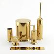 ست سرویس بهداشتی 5 تکه دلفین مدل KH-brass-05-nw