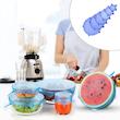 درپوش محافظ غذا مدل yakut12 مجموعه 6 عددی