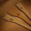 سرویس کفگیر و ملاقه 3 پارچه مدل wood