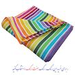 حوله حمام نساجی هنر یزد مدل rainbow سایز 70x145 سانتی متر