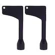 کلید مشکی درب آسانسور آرمان لیفت مدل KEY-T6-BL-2P بسته 2 عددی