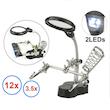 گیره مونتاژ مدل TE-801 به همراه ذره بین