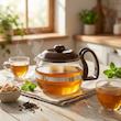قوری ای ام مدل پیرکس گنجایش 1000 میلی لیتر