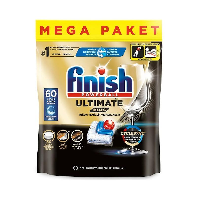 قرص ماشین ظرفشویی فینیش مدل اولتیمیت پلاس 60 عددی [محصول اوریجینال]