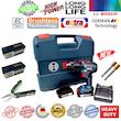 پیچ گوشتی شارژی چکشی بوش مدل براشلس هوشمند کد GSB 18V-50 EC