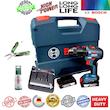پیچ گوشتی شارژی چکشی بوش مدل حرفه ای بدون ذغال GSB 18v-50 + Extra