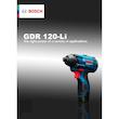 پیچ گوشتی شارژی بوش مدل GDR 120-LI