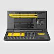 پیچ گوشتی شارژی هوتو مدل Kit Pro QWLSD012 مجموعه 46 عددی