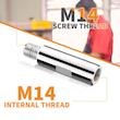 رابط افزایش طول شفت مینی فرز رزوه مدل M14 کد 110mm