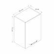 کابینت دیواری فلفور کابینت مدل L - 50 cm