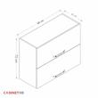 کابینت جکی فلفور کابینت مدل 80 cm