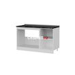 کابینت زمینی فلفور کابینت مدل 130 cm مجموعه دو عددی