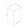 کابینت دیواری فلفور کابینت مدل R - 45 cm