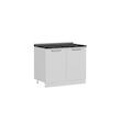 کابینت زمینی فلفور کابینت مدل 100 cm