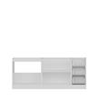 کابینت زمینی فلفور کابینت مدل 225 cm مجموعه 3 عددی