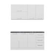 کابینت آشپزخانه فلفور کابینت مدل 160 cm مجموعه 5 عددی