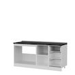 کابینت زمینی فلفور کابینت مدل 180 cm مجموعه 3 عددی