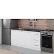 کابینت زمینی فلفور کابینت مدل 180 cm مجموعه 3 عددی