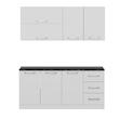 کابینت آشپزخانه فلفور کابینت مدل 180 cm مجموعه 5 عددی