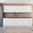 کابینت آشپزخانه فلفور کابینت مدل 300 cm مجموعه 7 عددی