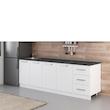 کابینت زمینی فلفور کابینت مدل 200 cm مجموعه 3 عددی