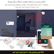 دزدگیر اماکن سیم کارتی کروی مدل W184 ورژن 4G