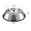 ظرف غذای سگ و گربه مدل Staninless steel 01