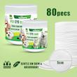 دستمال مرطوب سگ و گربه مخصوص اطراف چشم کوالاپت مدل Eye Wipes01 بسته 80 عددی