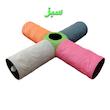 اسباب بازی گربه آدریاناپت مدل تونل چهار کانال طرح بلند رنگارنگ
