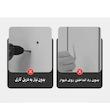 قلاب آویز مدل چسبی کدAW969 بسته 6 عددی