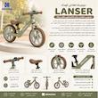 سه‌چرخه کودک کیکابو مدل lanser
