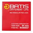 قفل کتابی باتیس مدل 84mm