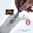 قفل کتابی آریا مدل فولادی نشکن کد O3MC 95 سایز 95 میلیمتر