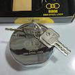 قفل کتابی اس بی ام مدل پشت بسته کد STEEL LOCK.80