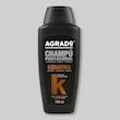 شامپو کراتینه مو آگرادو مدل KERATIN حجم 750 میلی‌لیتر، نرم‌کننده، تقویت‌کننده، ترمیم‌کننده، صاف‌کننده، درخشان‌کننده، تثبیت‌کننده رنگ مو، مناسب انواع مو، حاوی ویتامین E، ضد وز و موخوره